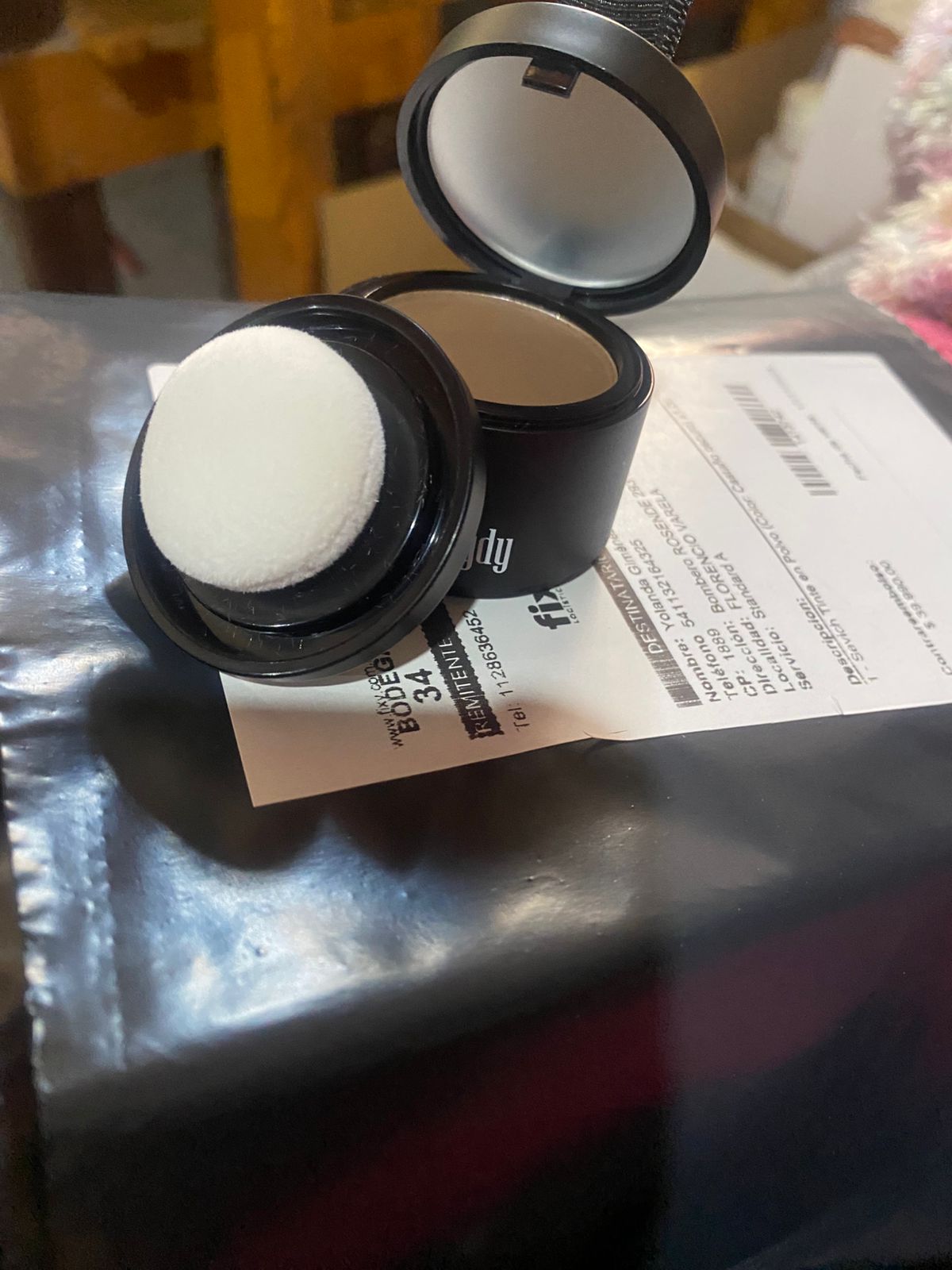 Polvo Con Fibra Capilar Rellenador