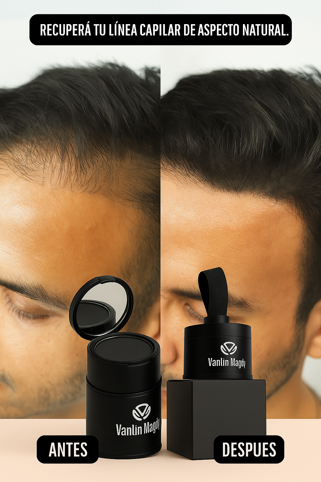 Polvo Con Fibra Capilar Rellenador