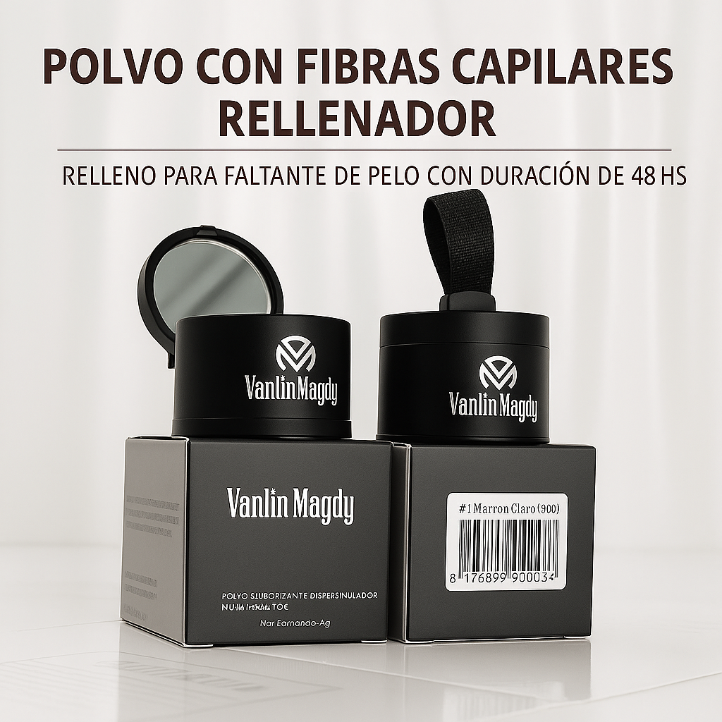 Polvo Con Fibra Capilar Rellenador