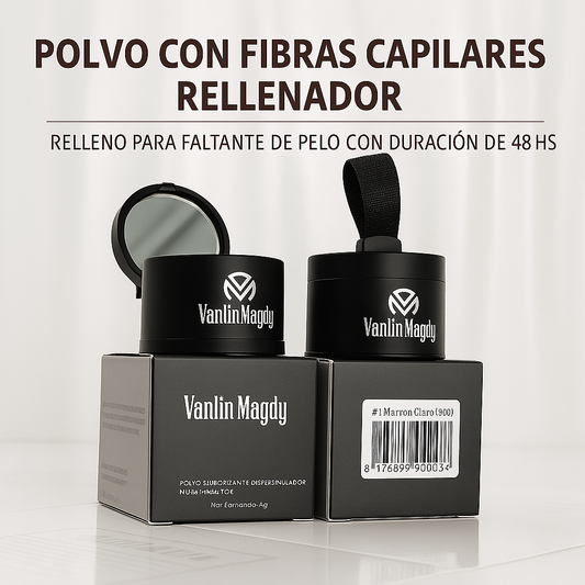 Polvo Con Fibra Capilar Rellenador